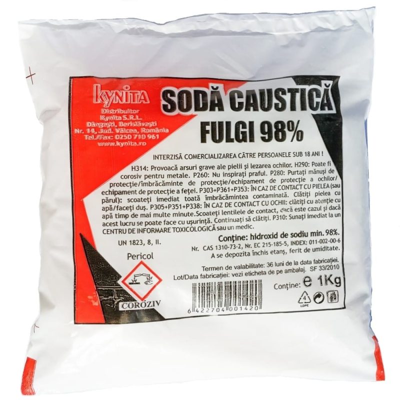 Soda Caustica 98% 1KG