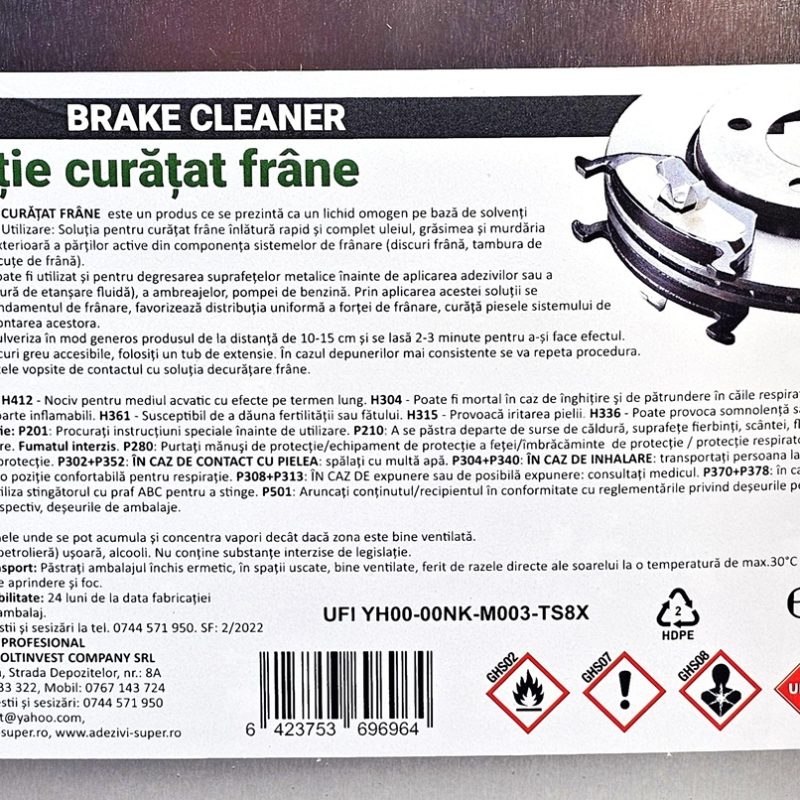 Solutie Curatat Frane 5L - imagine 2