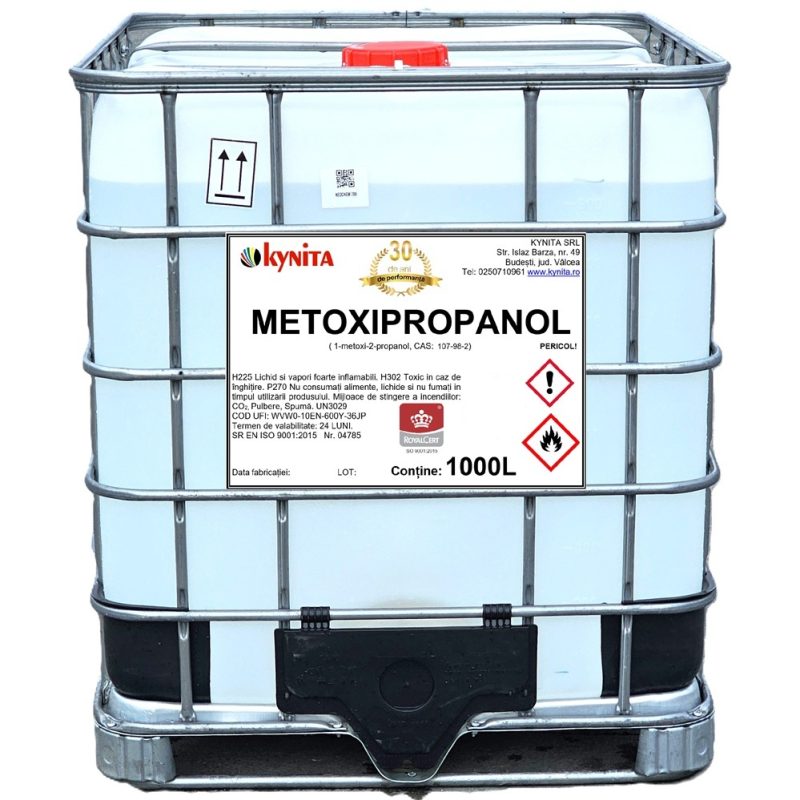 Metoxipropanol Pur 1000L Solvent Industrial Profesional - imagine 1